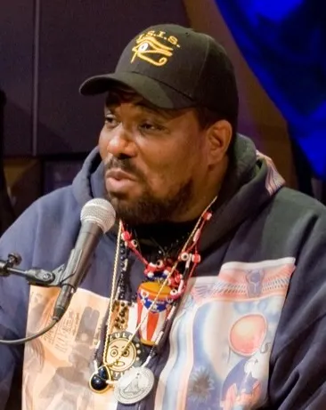 Authentic photograph of Afrika Bambaataa