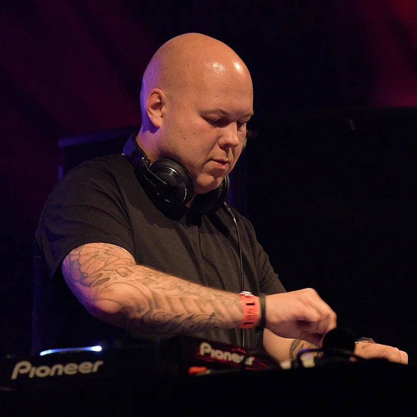 Alan Fitzpatrick performing at Mayday 2015; archival photo of a billed performer at INDEX: ALAN FITZPATRICK, not this event