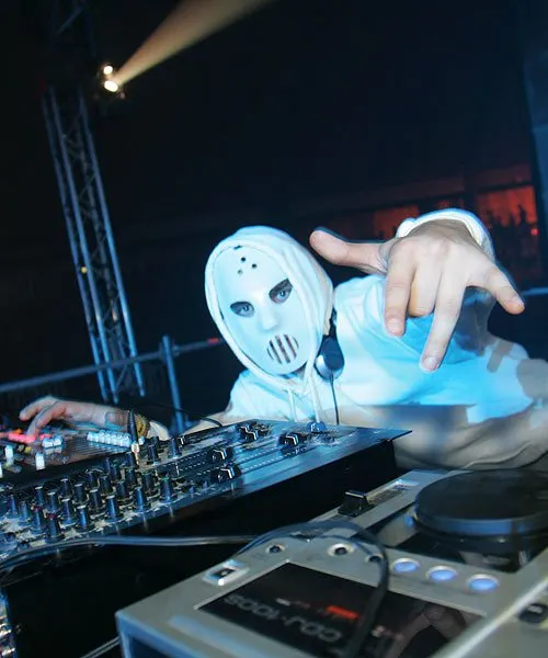 Authentic photograph of Angerfist