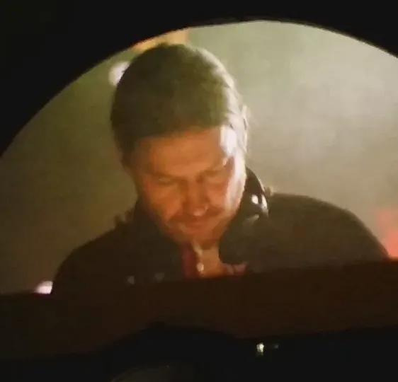 Authentic photograph of Aphex Twin