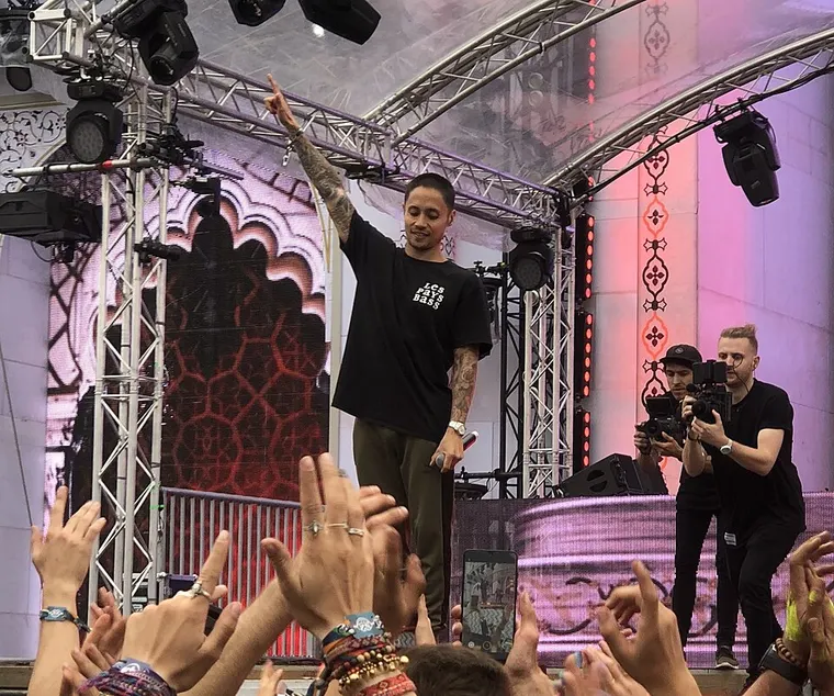 Authentic photograph of Bassjackers
