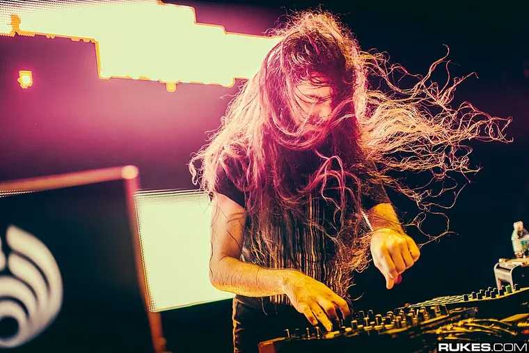 Authentic photograph of Bassnectar