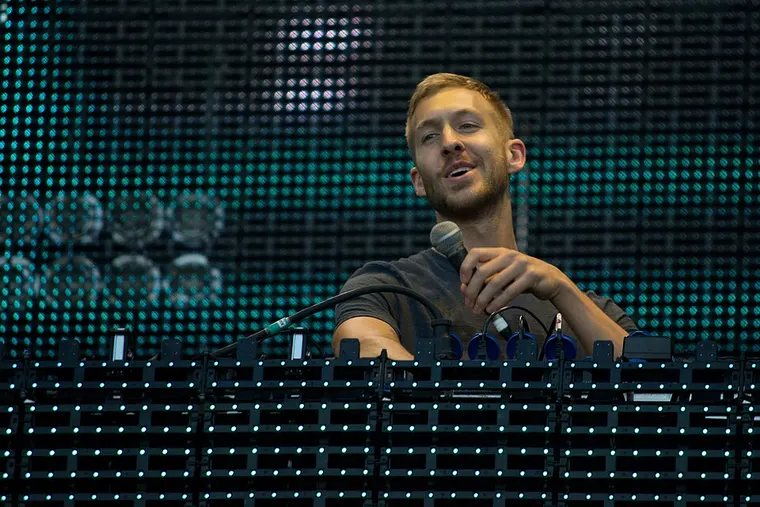 Authentic photograph of Calvin Harris