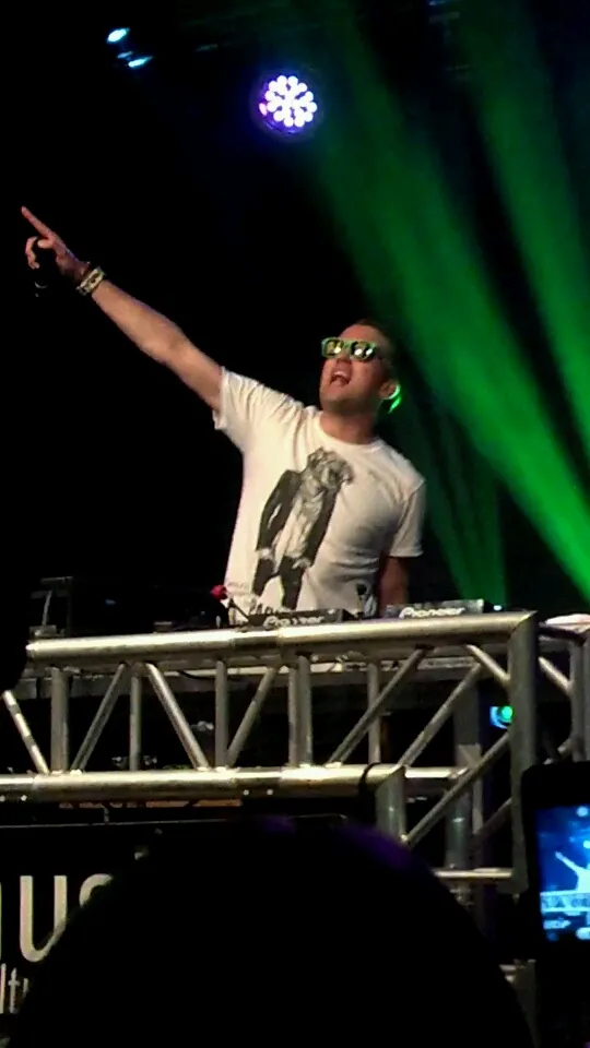 Authentic photograph of DJ Antoine