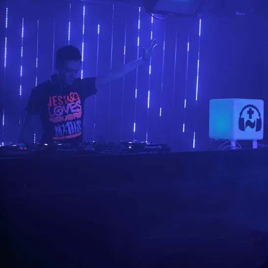 Authentic photograph of DJ Flubbel