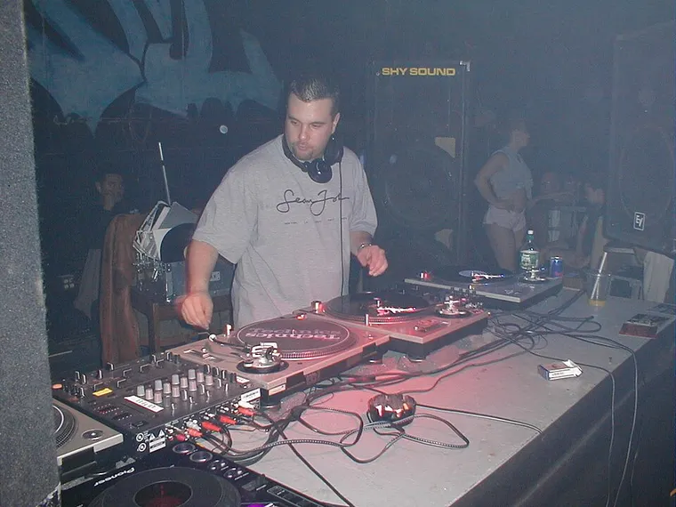 Authentic photograph of DJ Godfather