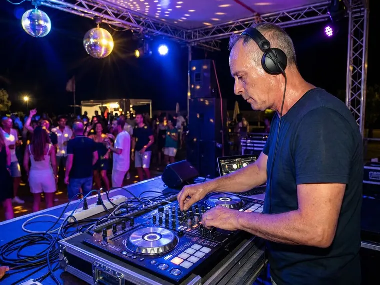 Authentic photograph of DJ Lamberto