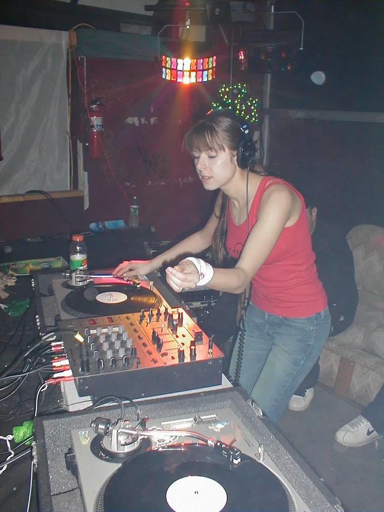 Authentic photograph of DJ Reid Speed