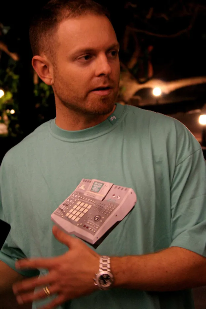 Authentic photograph of DJ Shadow