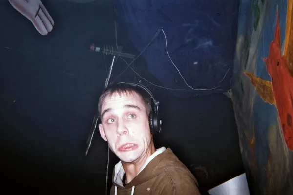 Authentic photograph of DJ Sharkey