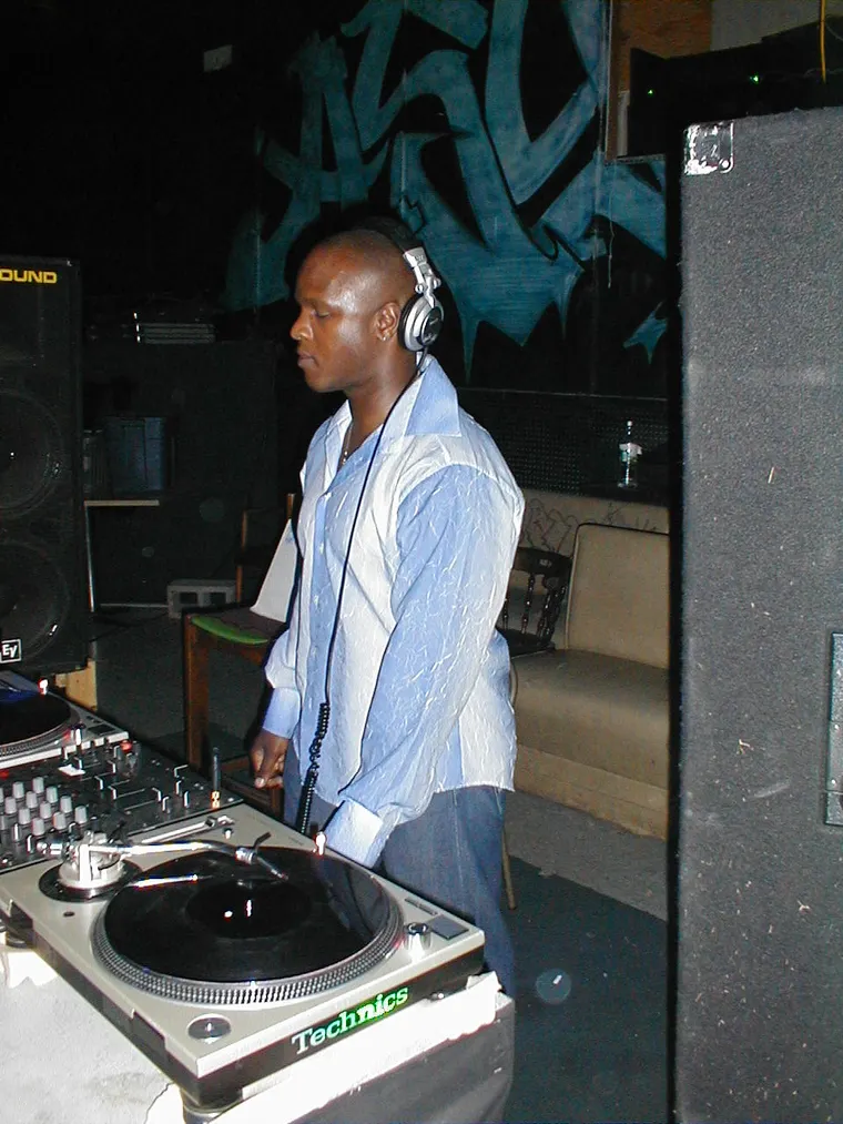 Authentic photograph of DJ SS
