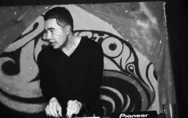 Authentic photograph of DJ Trevi
