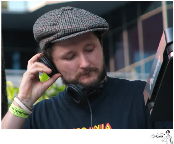 Authentic photograph of DJ Vadim