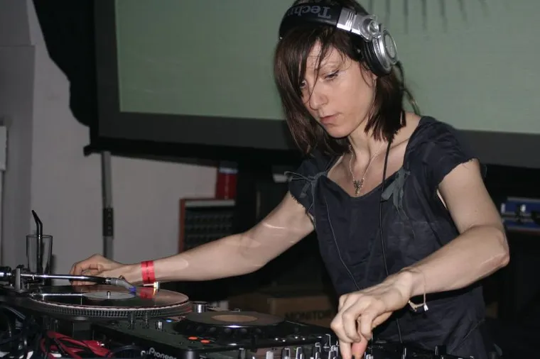 Authentic photo of Ellen Allien, announced for FABRIC: MARCEL DETTMANN & ELLEN ALLIEN; not an event flyer or photograph of this show