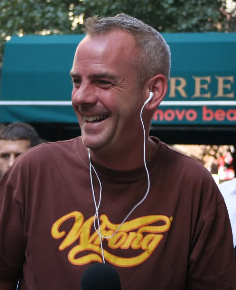 Authentic photograph of Fatboy Slim