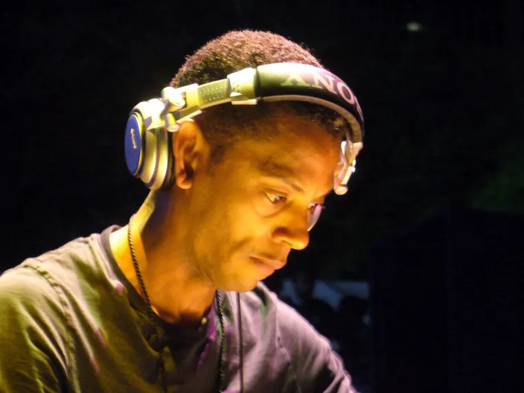 Authentic photograph of Jeff Mills