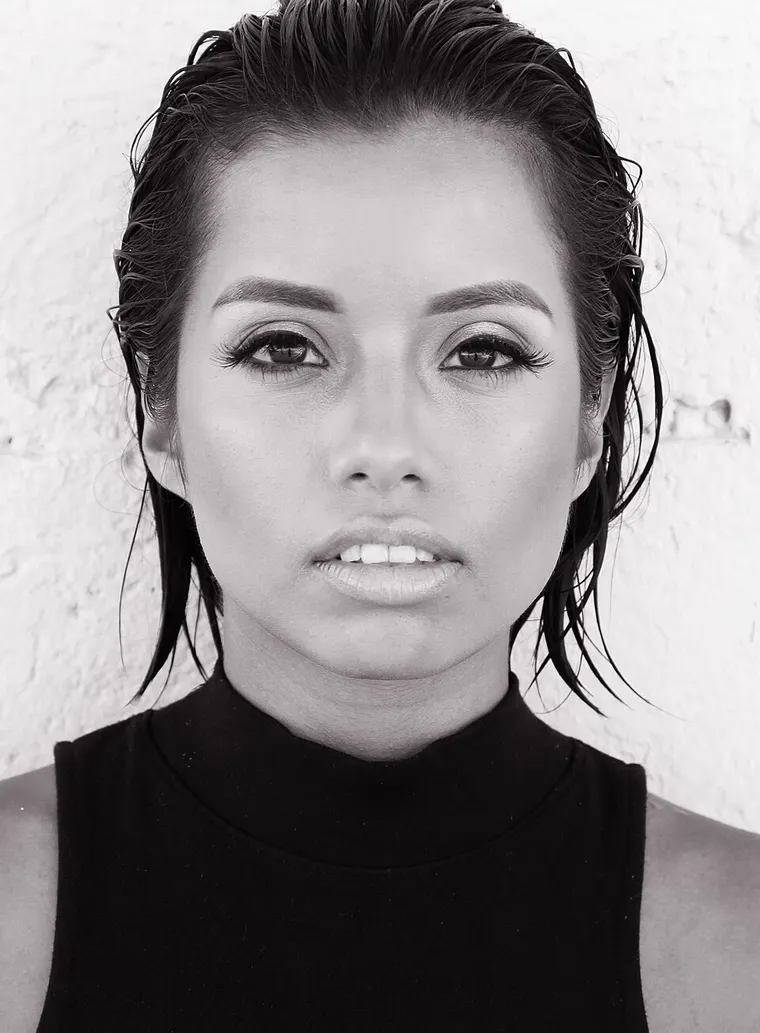 Authentic photograph of Lupe Fuentes