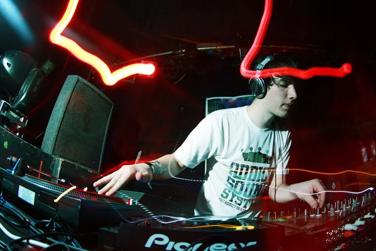 Authentic photograph of Netsky