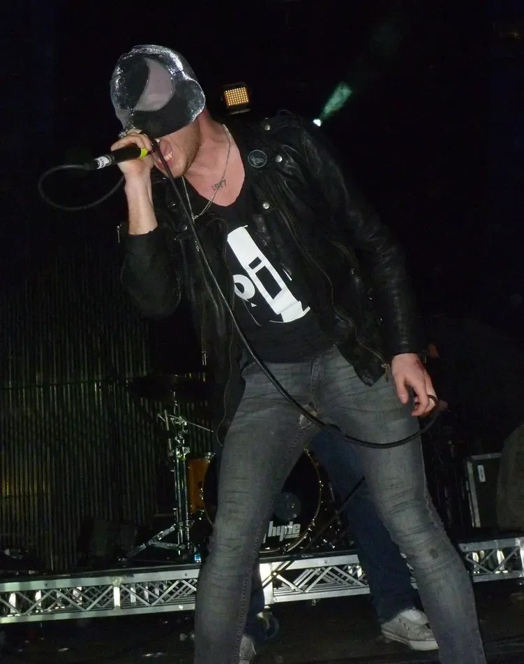 Authentic photograph of The Bloody Beetroots