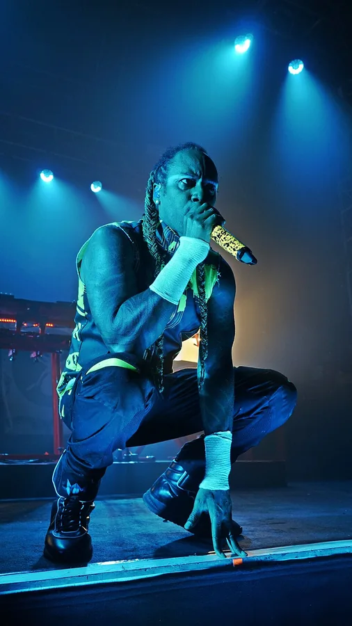 The Prodigy performing live in Leeds in 2022; archival photo of a billed performer at THE PRODIGY — LIVE, not this event