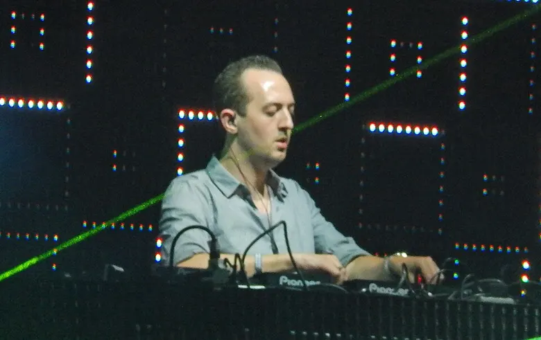 Authentic photograph of Wolfgang Gartner
