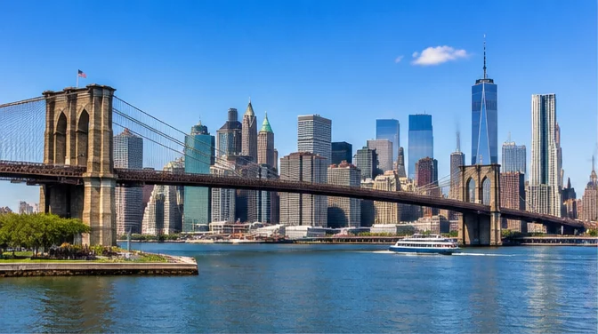 City photograph of NEW YORK CITY as location context only, not a photograph of GATEKEEPER + GOBBY + GLASSER DJ