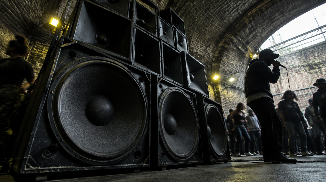 Professional DJ mixer representing drum and bass and bass music