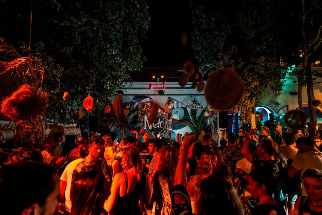 Promoter-published artwork for NIDO in Ibiza, referenced from the event listing (usage rights not independently confirmed)