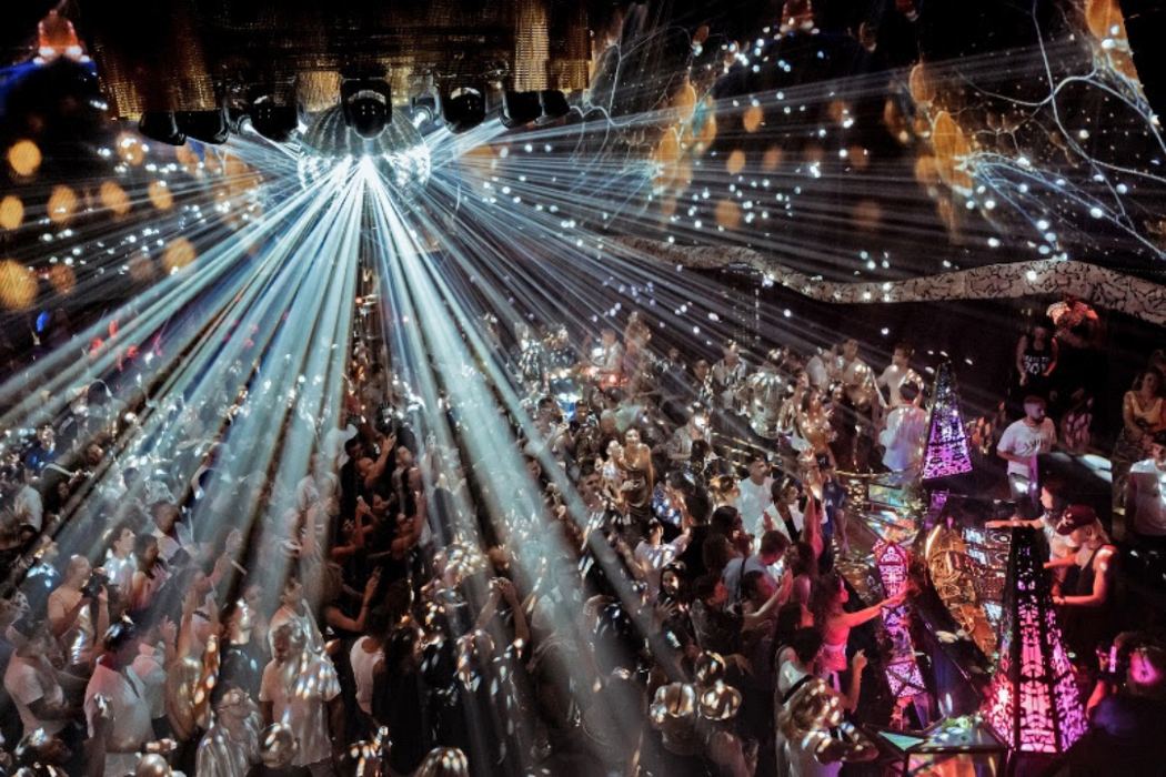 Promoter-published artwork for CHINOIS PRESENTS BORA UZER in Ibiza, referenced from the event listing (usage rights not independently confirmed)
